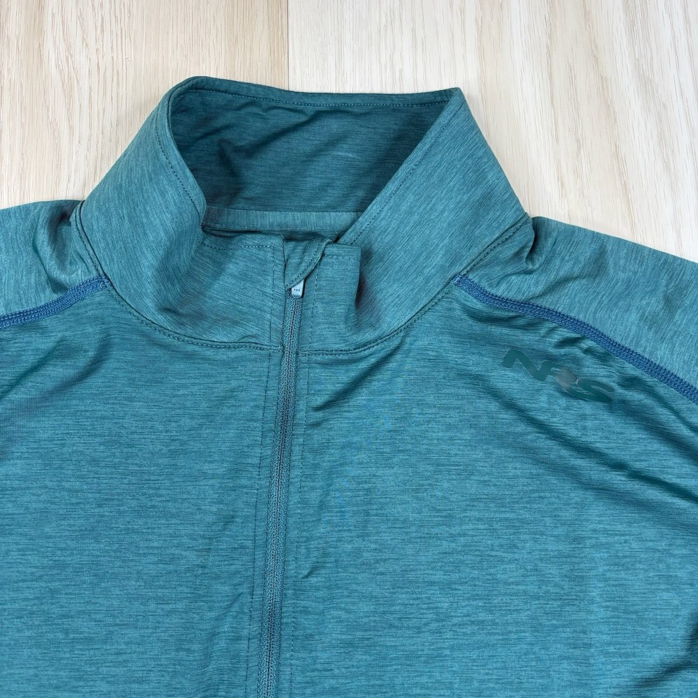 NRS Silkweight Baja Sun Shirt Long Sleeve 1/4 Zip UPF 50+ Performance Men's XL - Picture 4 of 13
